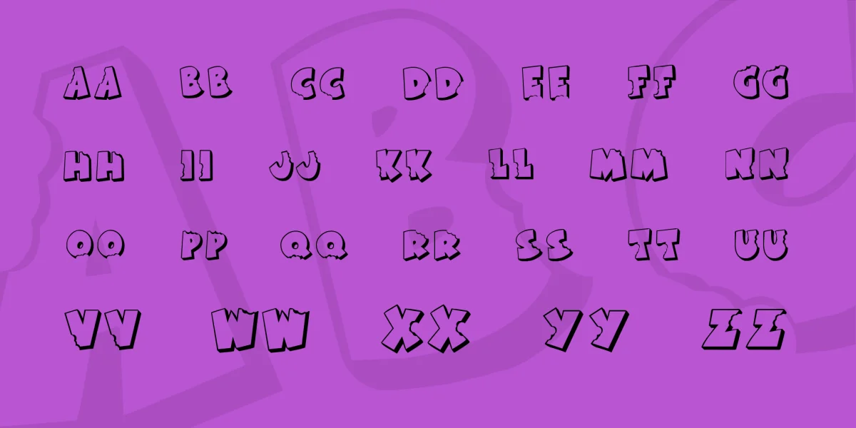KR Bite Me Font preview 2