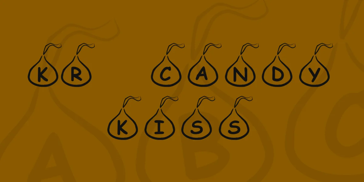 KR Candy Kiss Font