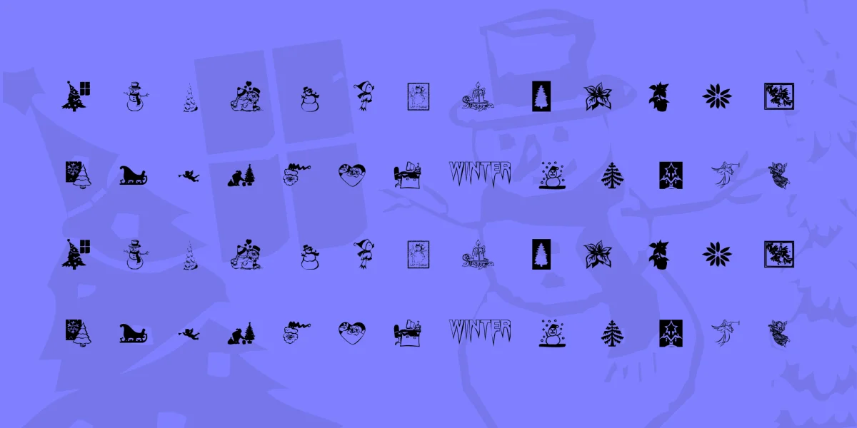 KR Christmas Time Font
