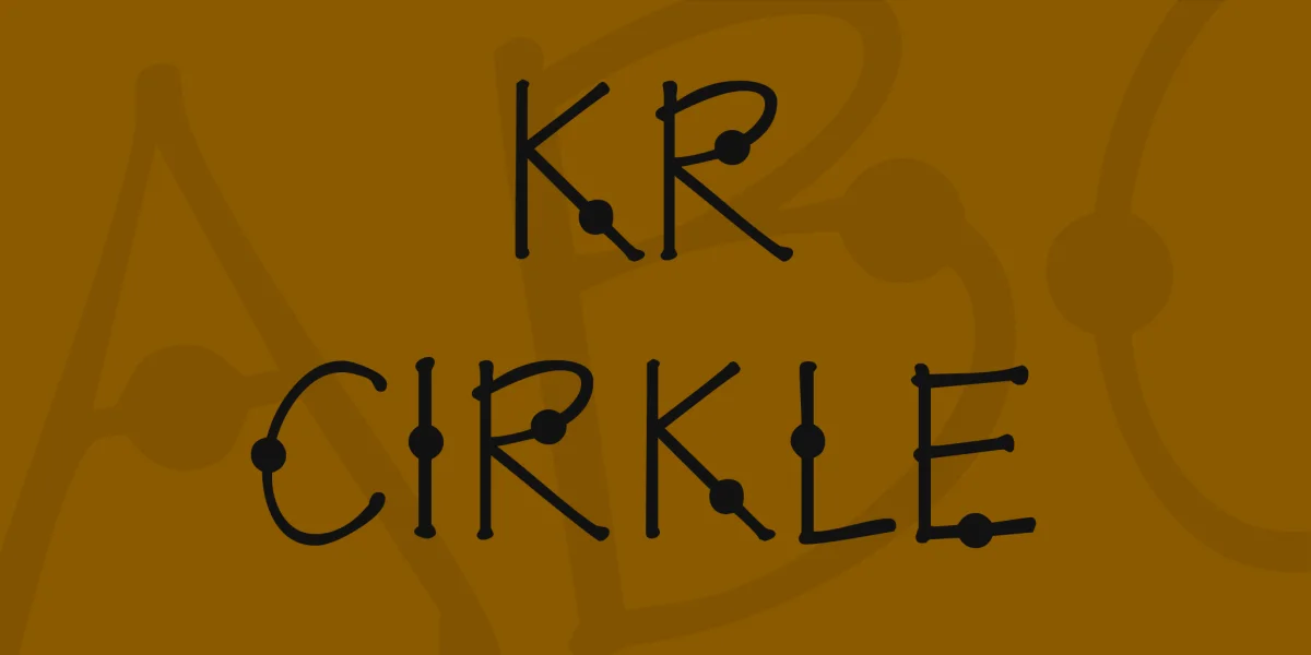 KR Cirkle Font