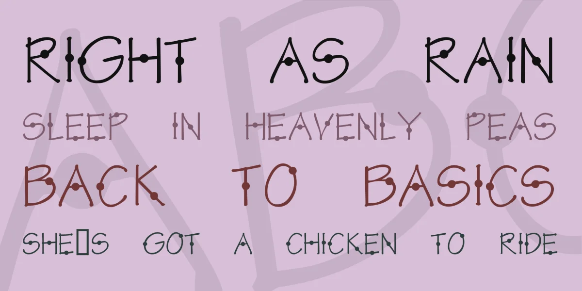 KR Cirkle Font preview 2