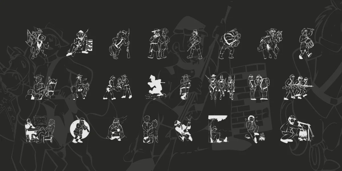 KR Civil War Font