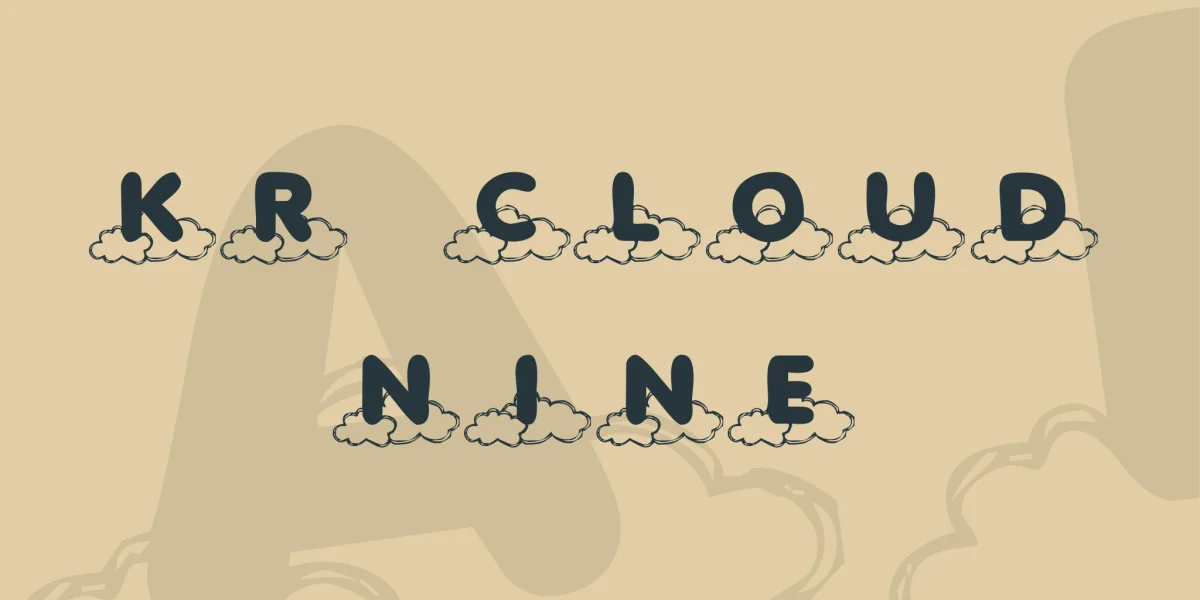 KR Cloud Nine Font