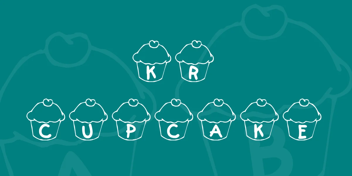 KR Cupcake Font