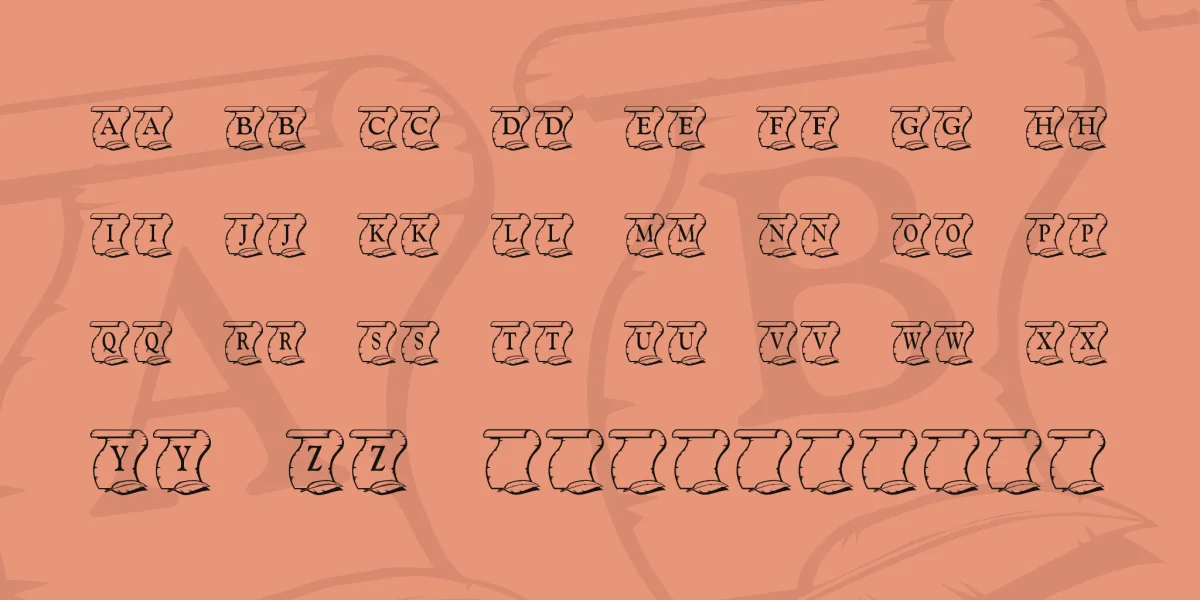 KR Declaration Font preview 2