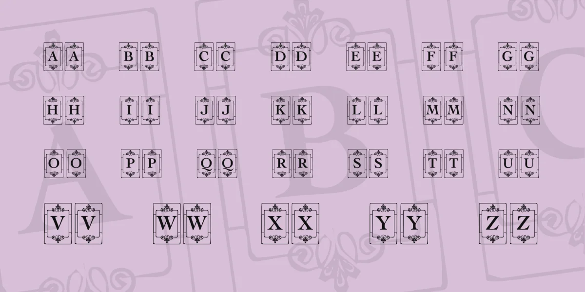 KR Deco Caps One Font preview 2