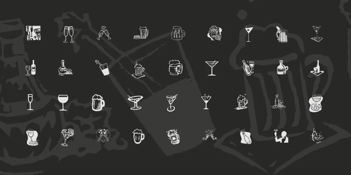 KR Drink Up! Font