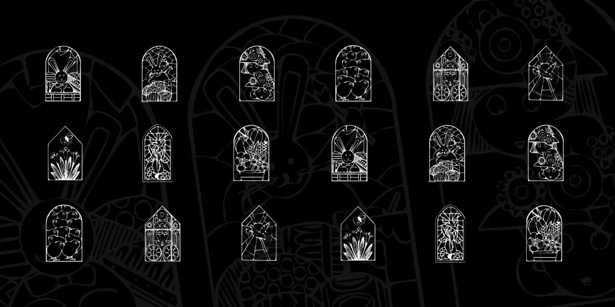 KR Easter Windows Font