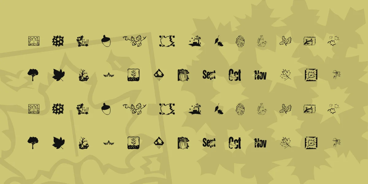 KR Fabulous Fall Font