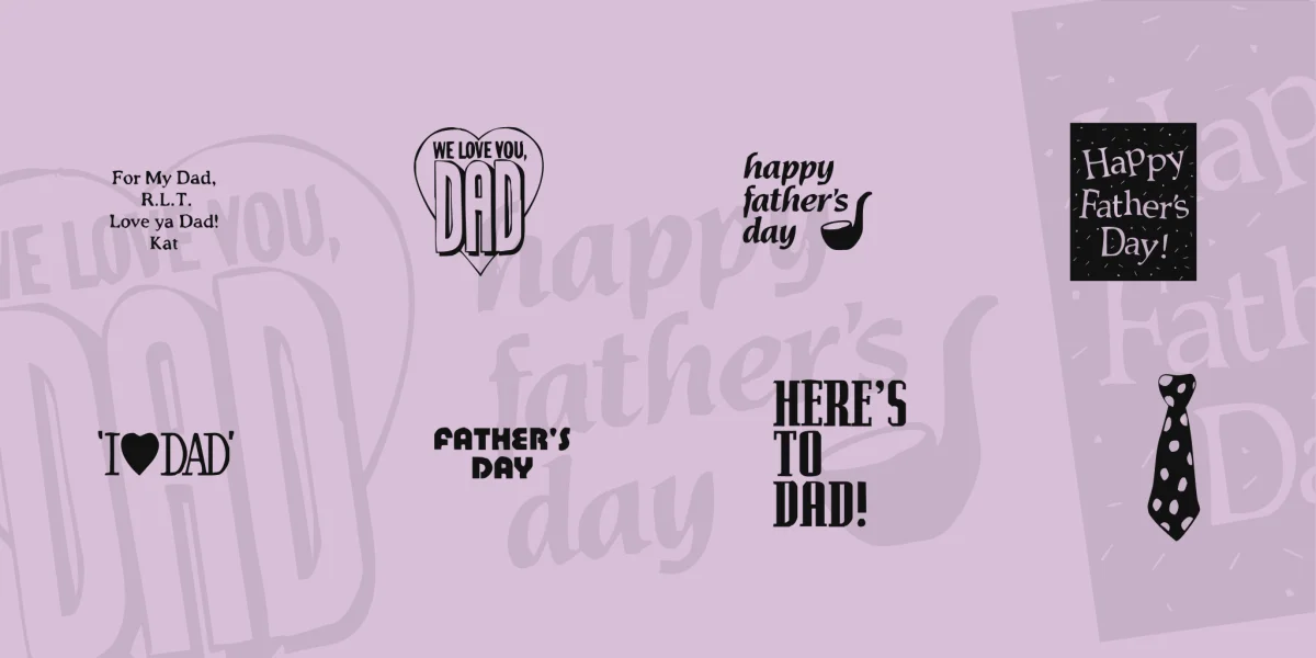 KR Father's Day Dings Font