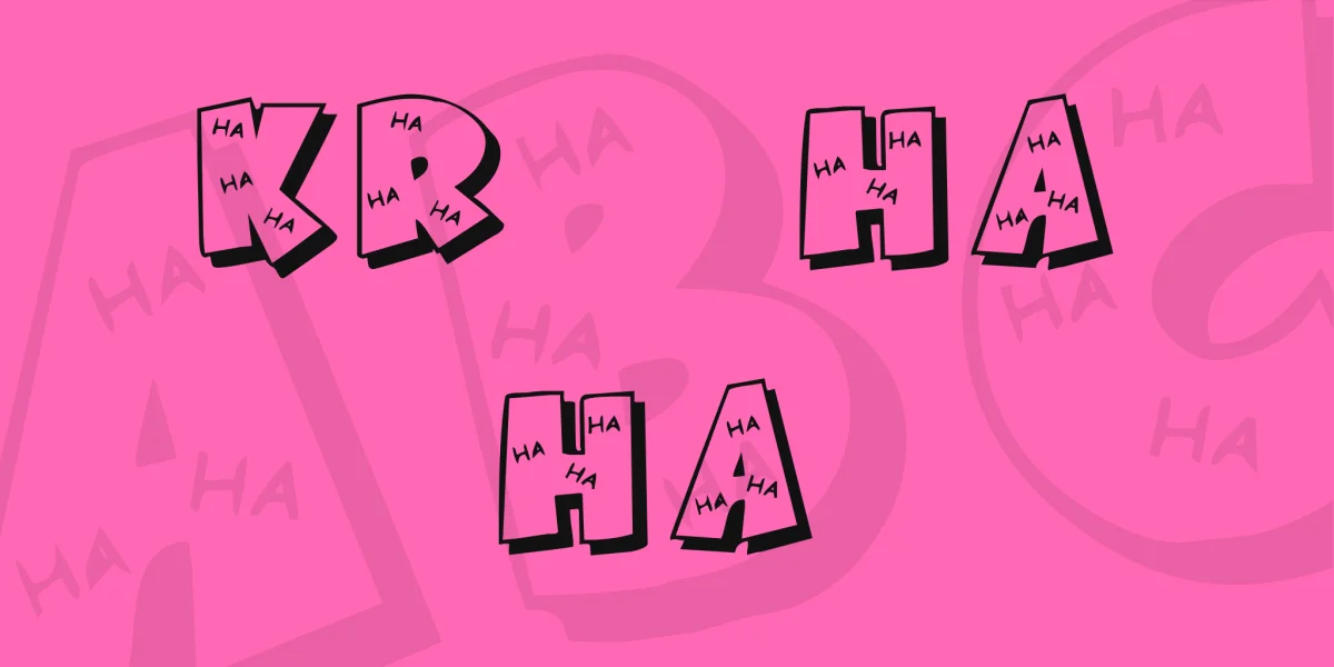 KR Ha Ha Font