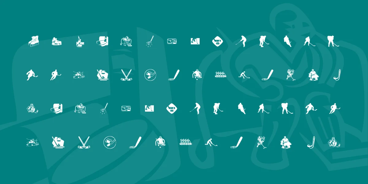 KR Hockey Dings Font