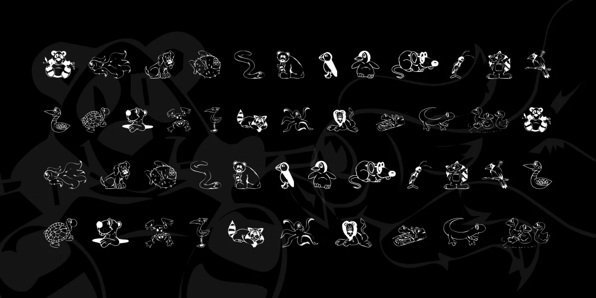 KR Lil Buddies Font