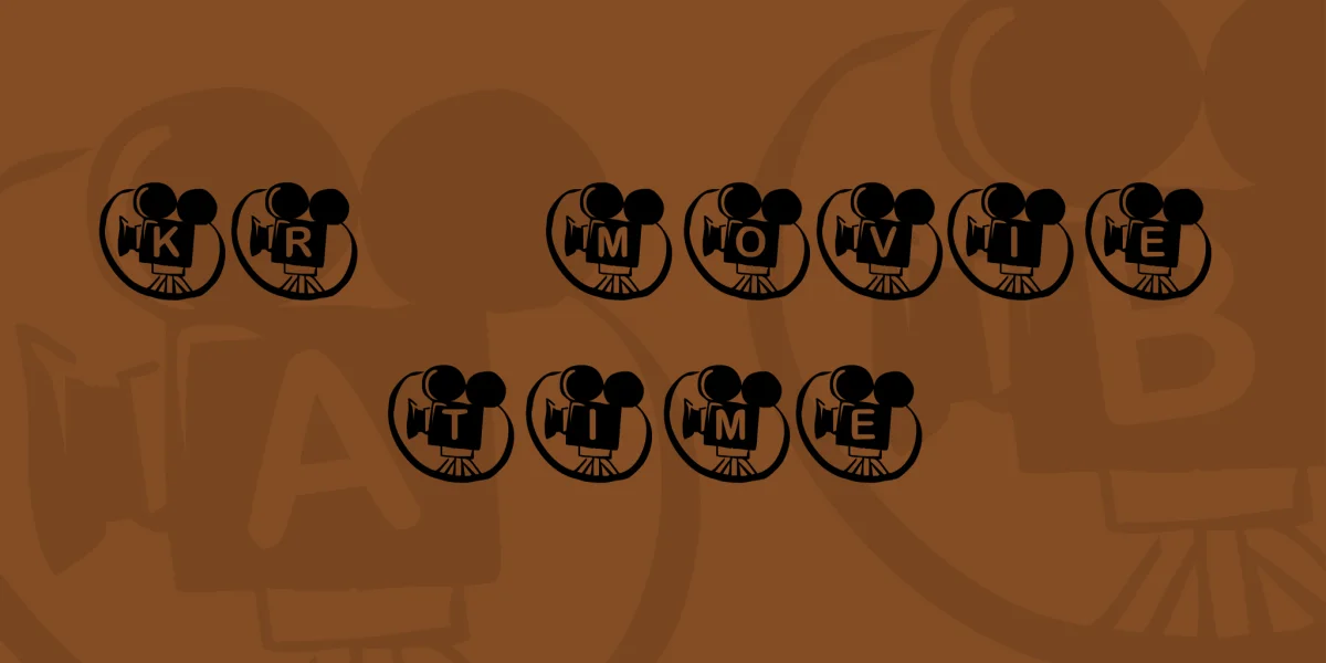 KR Movie Time Font