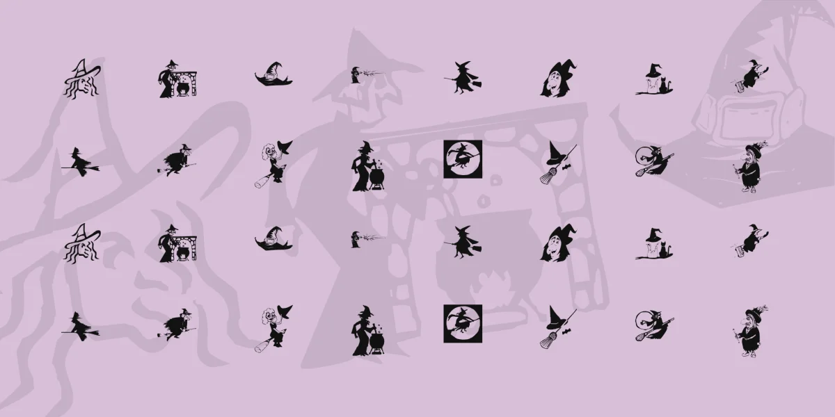 KR Oh Witchy Poo! Font