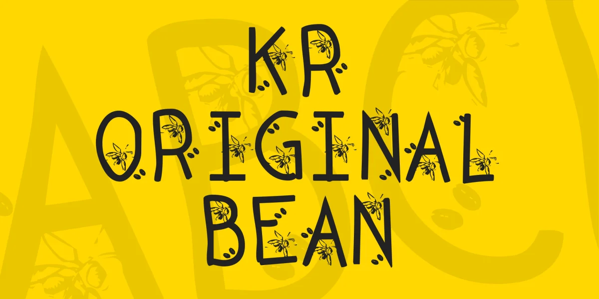 KR Original Bean Font