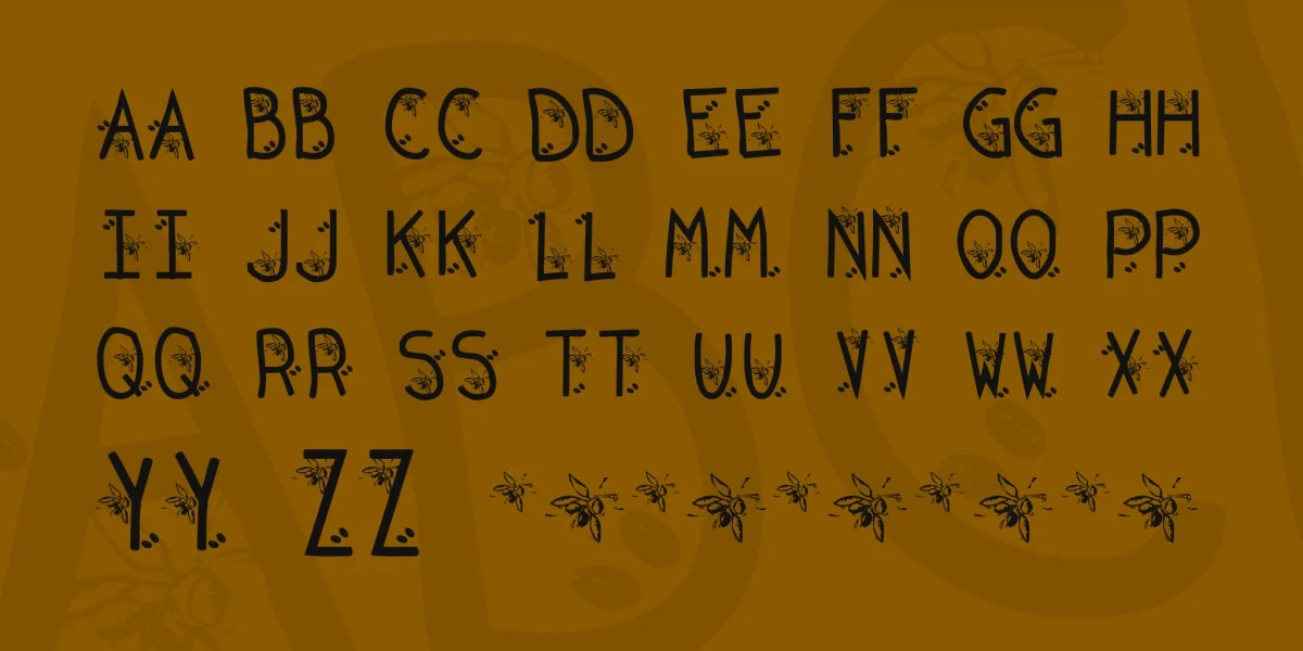KR Original Bean Font preview 2