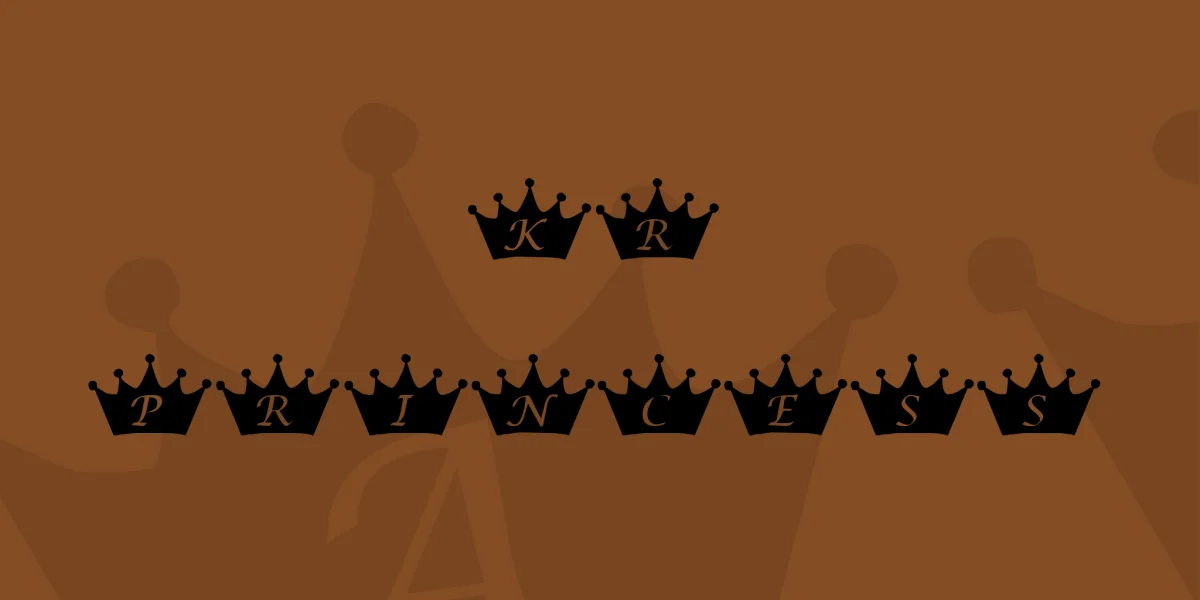 KR PRincEsS Font