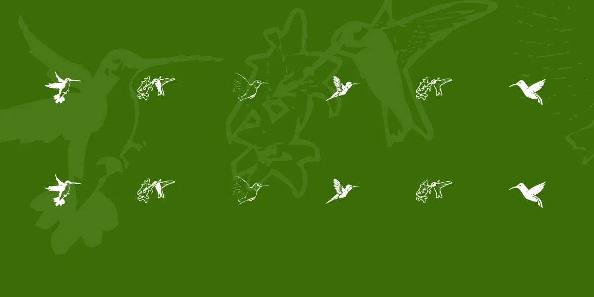 KR Renee's Hummingbirds Font
