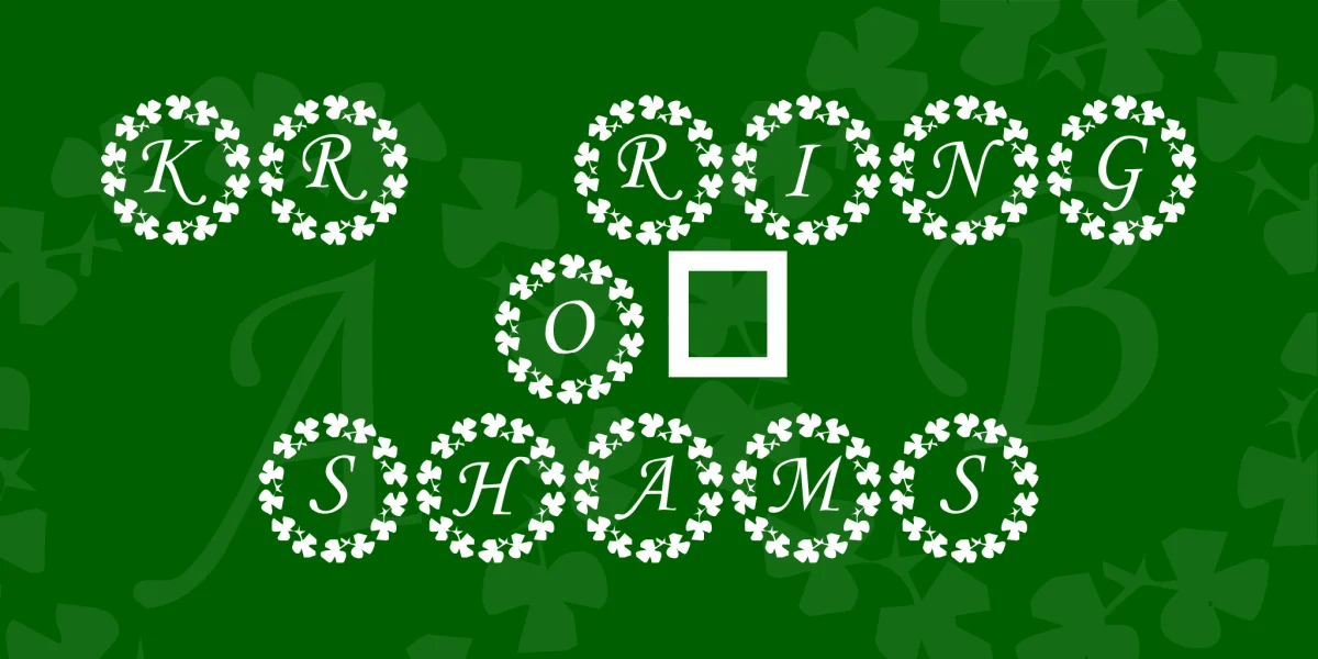 KR Ring O' Shams Font