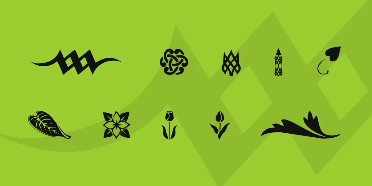 KR Simple Fleur 3 Font