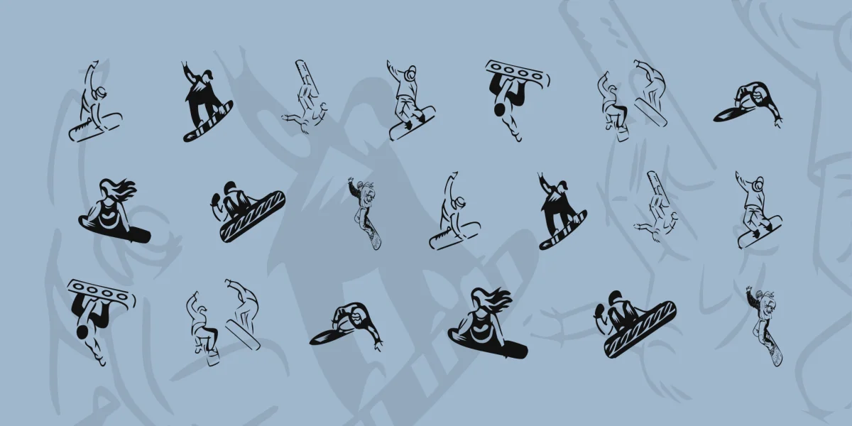 KR Snowboard Font