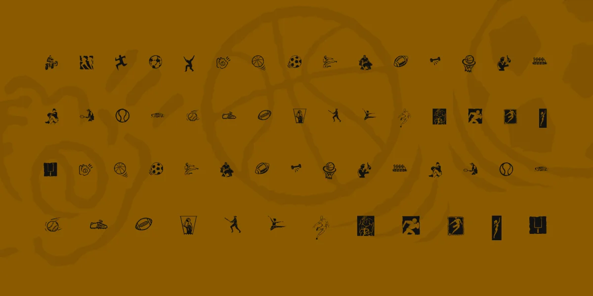 KR Sports Dings Font