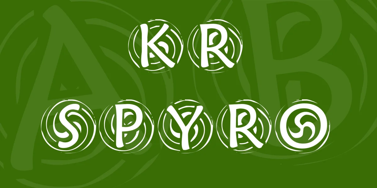 KR Spyro Font