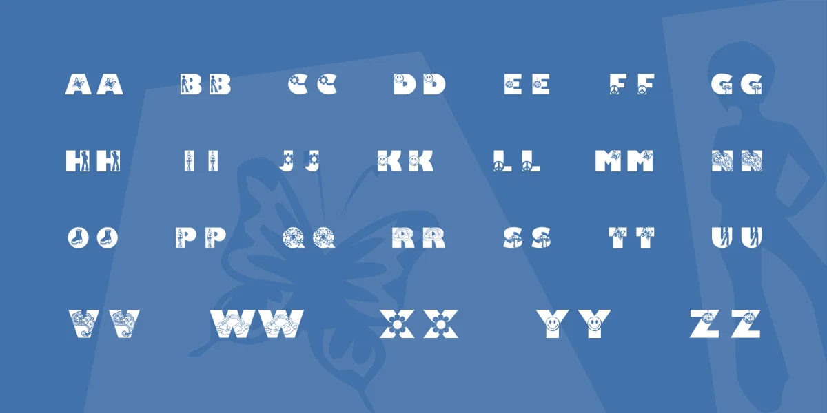 KR Super 70's Font preview 2