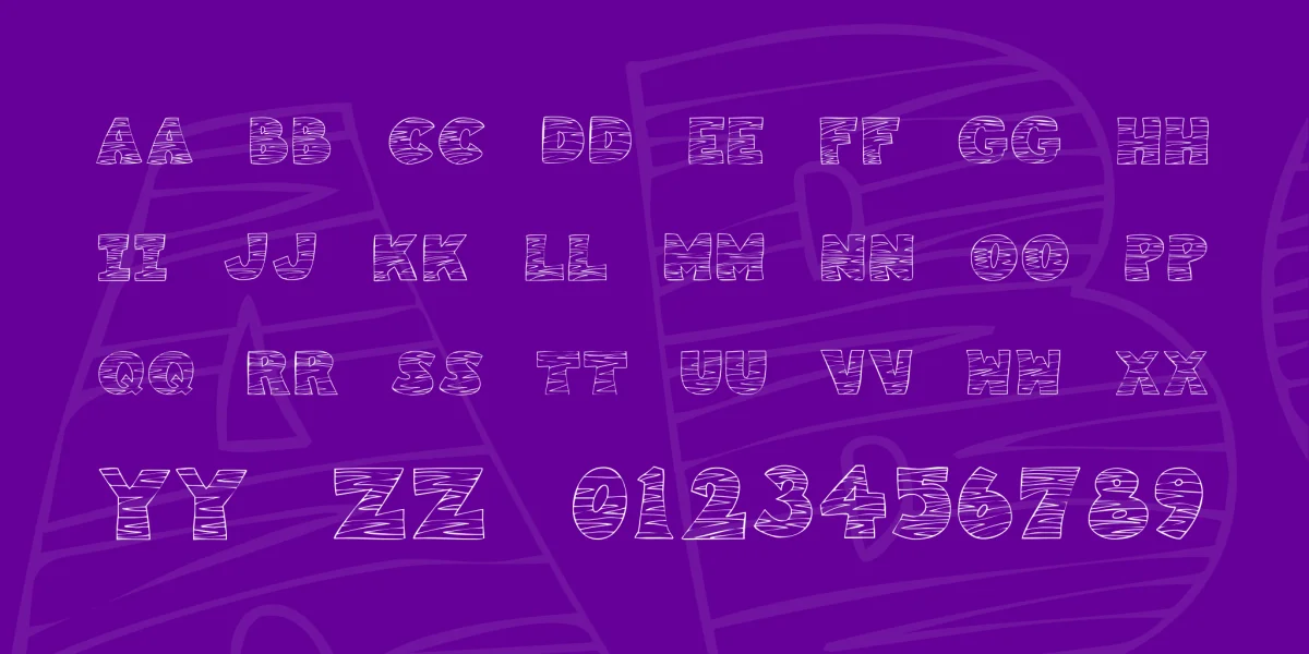 KR Tigrrr Font preview 2