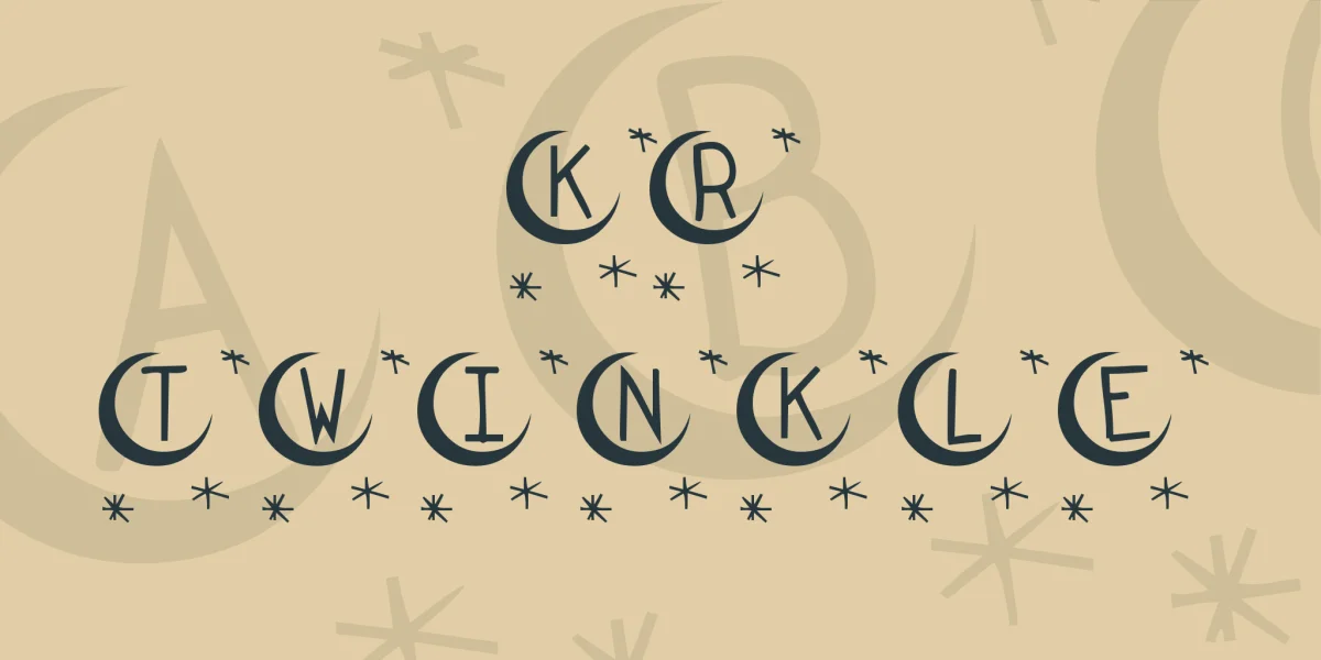KR Twinkle Font