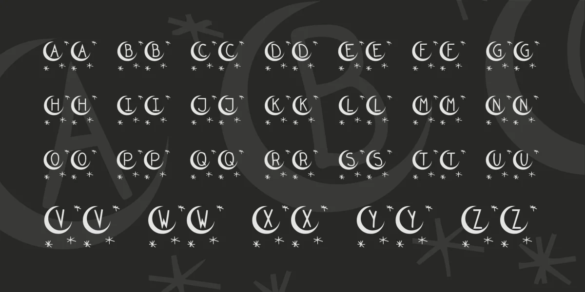 KR Twinkle Font preview 2