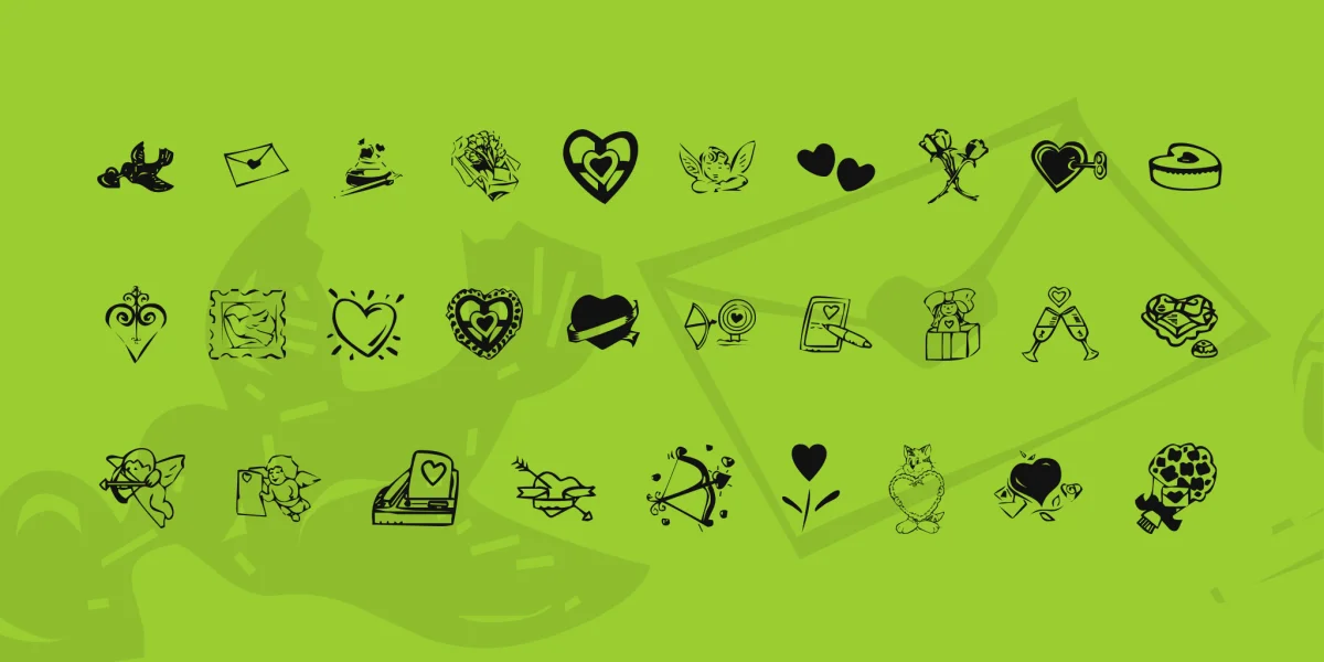 KR Valentine 2003 Font