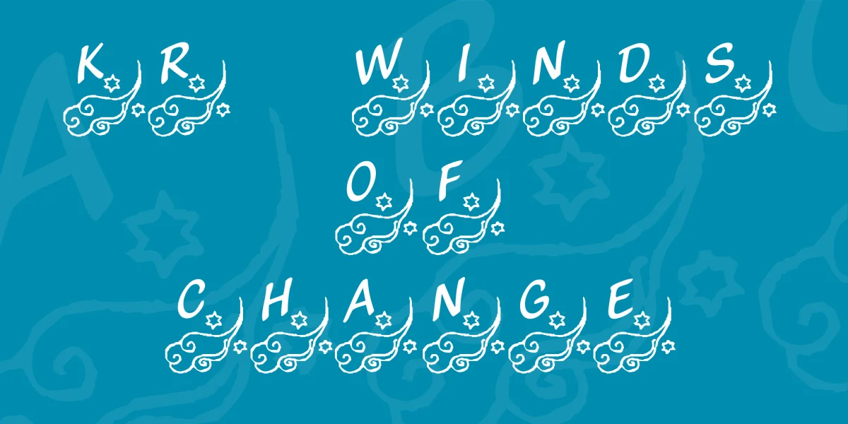 KR Winds Of Change Font