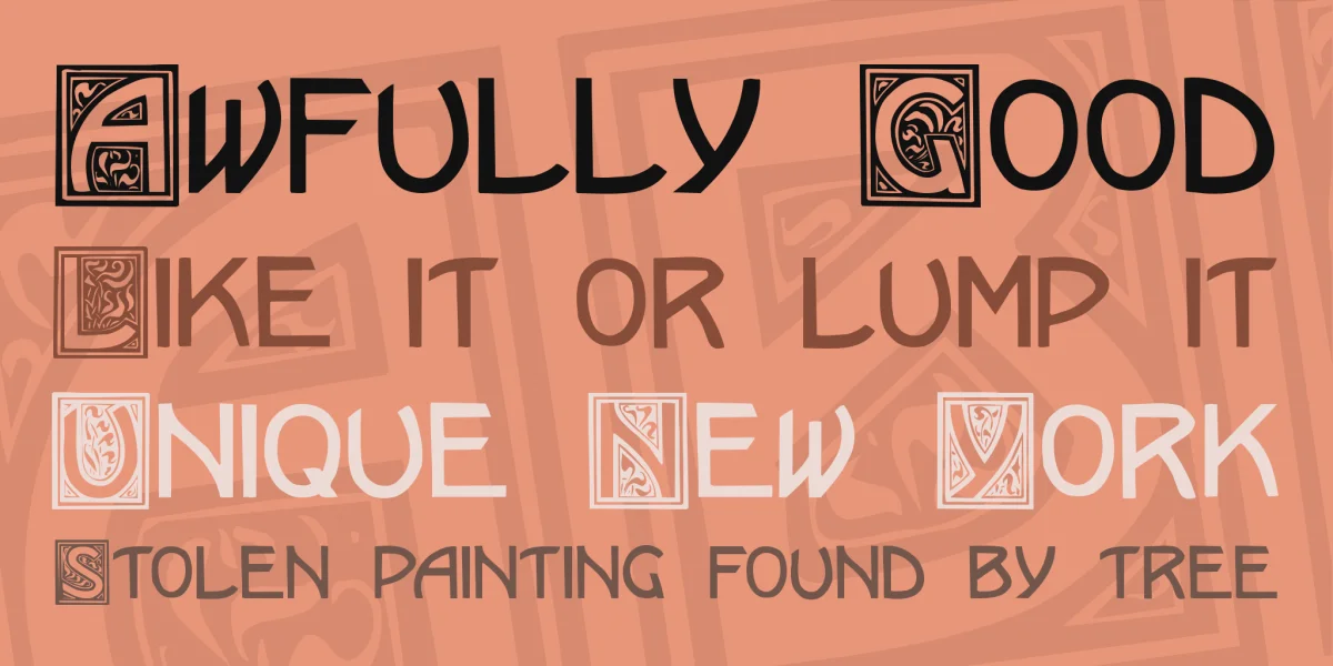 Kramer Font preview 2