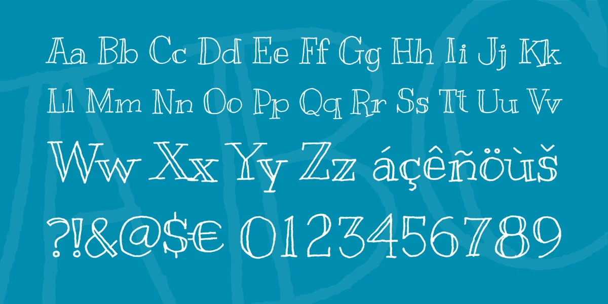 Kranky Font preview 3
