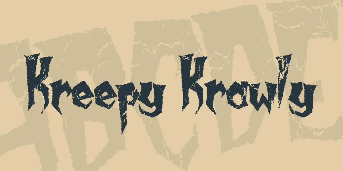 Kreepy Krawly Font