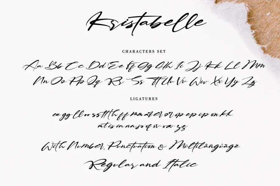 Kristabelle Font preview 9
