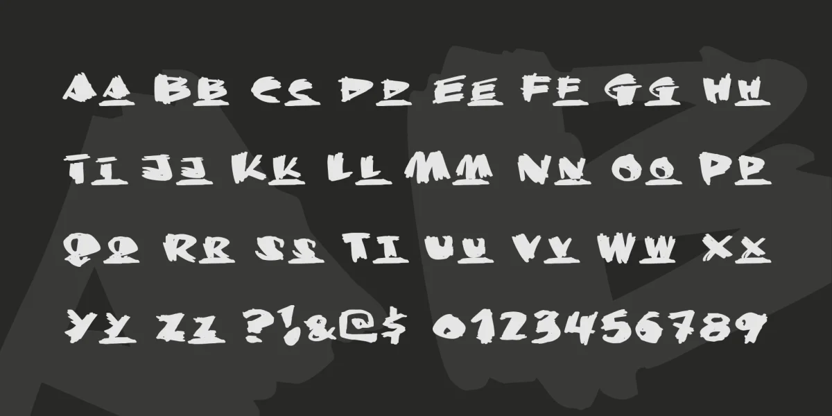 Krunch Bunch Font preview 2