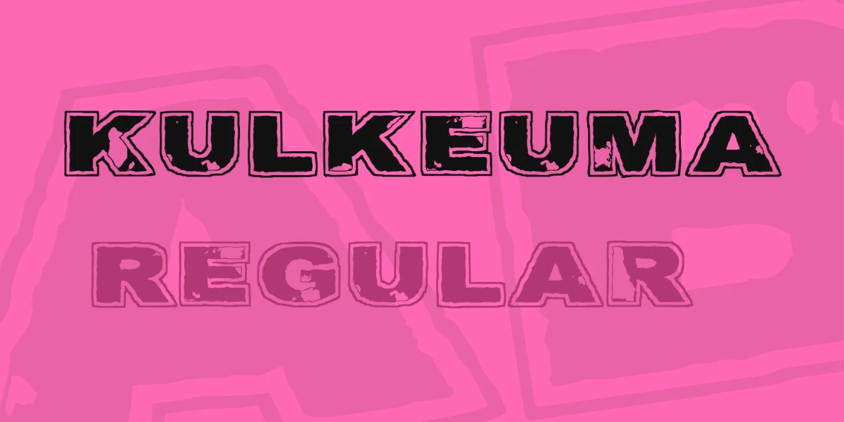 Kulkeuma Font