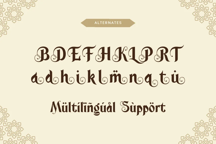 Kultum Ramadhan Font preview 13