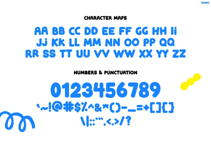 Kumio Font preview 2