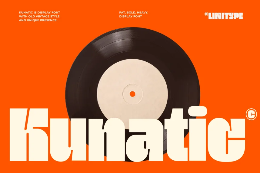 Kunatic – Retro Bold Font