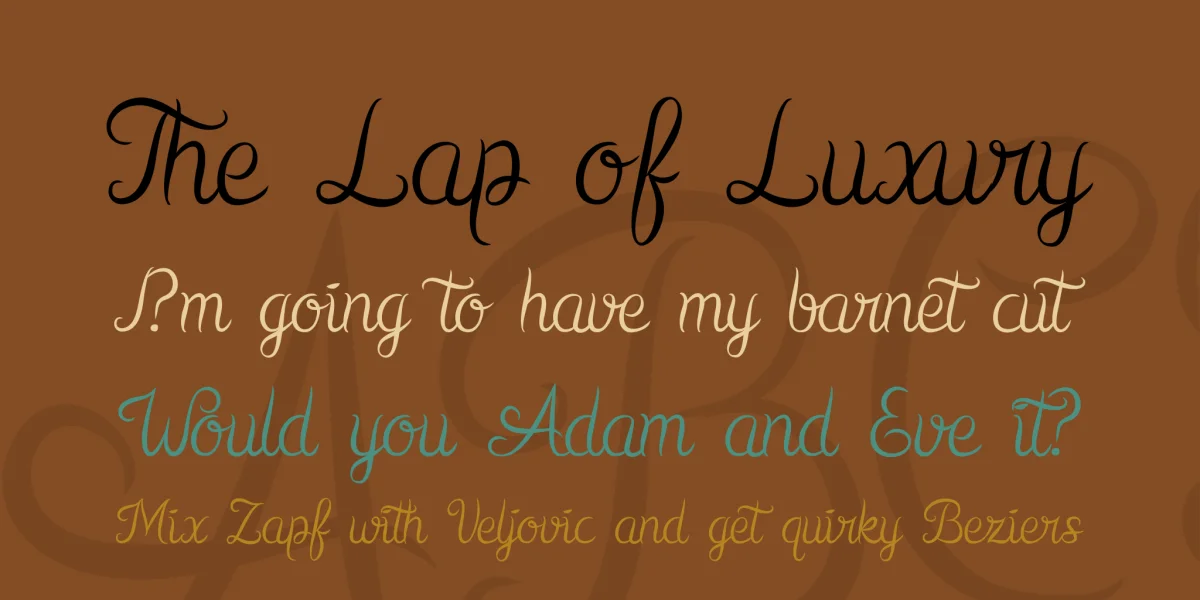 Kurnia Font preview 2