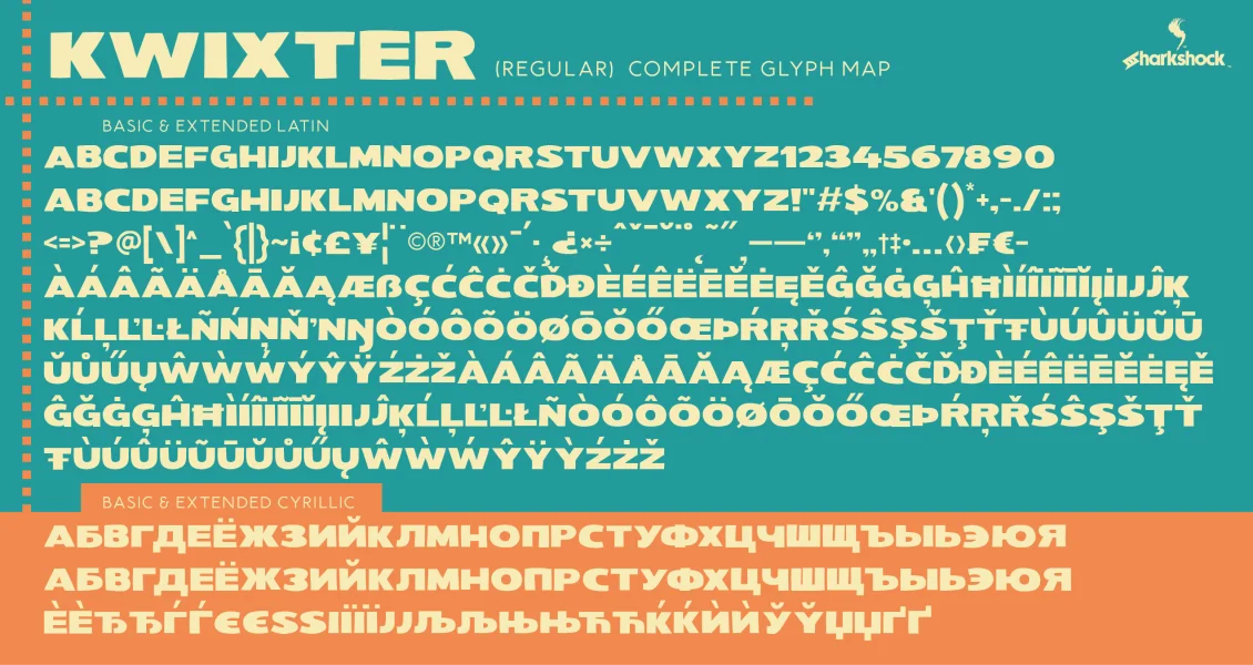 Kwixter Font preview 2