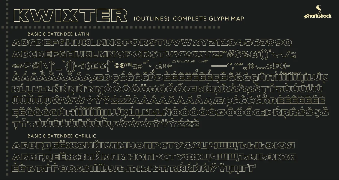 Kwixter Font preview 3