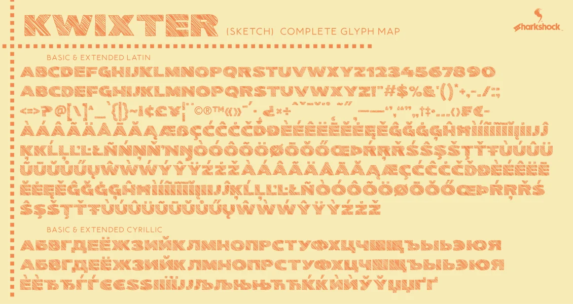 Kwixter Font preview 4