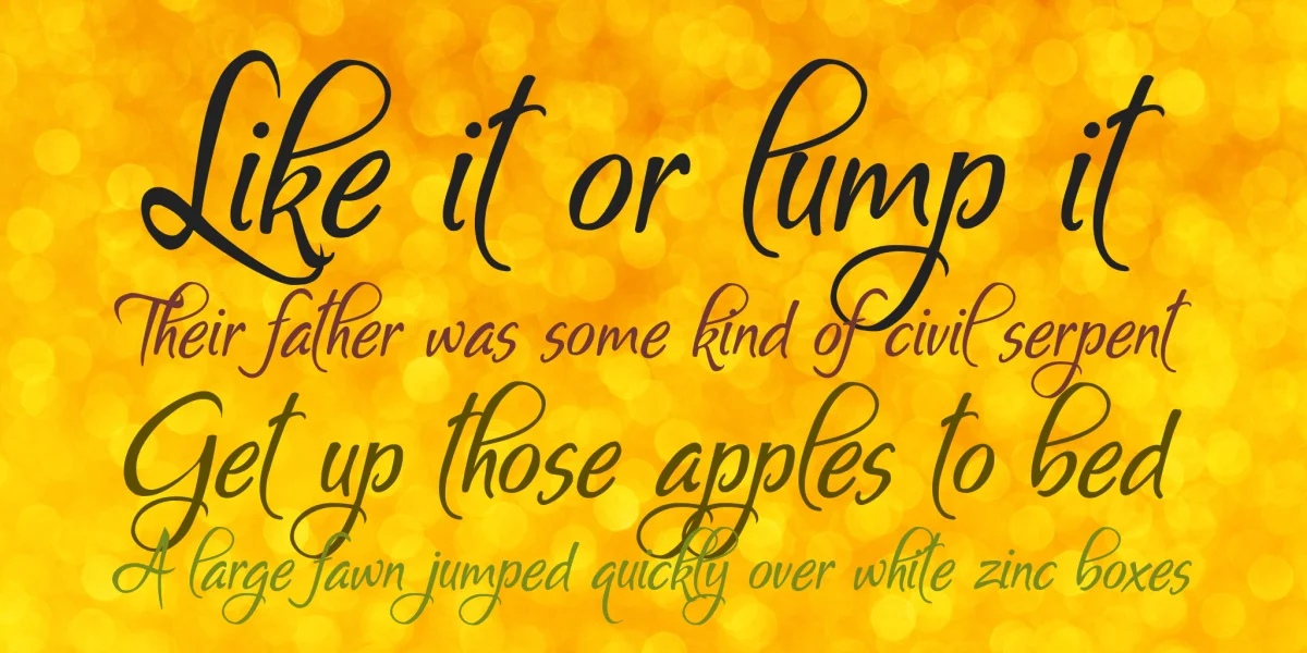 Kylets Font preview 2