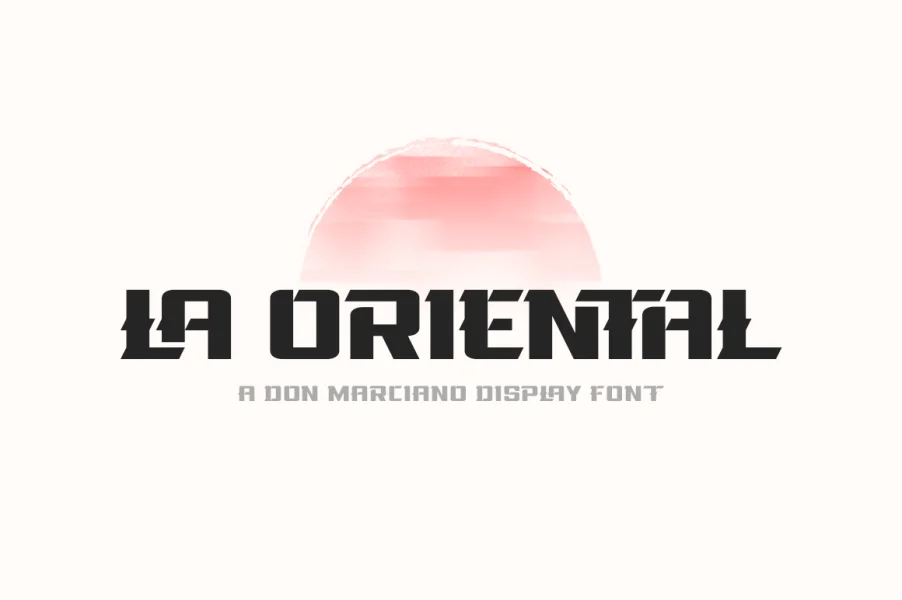 La Oriental Font