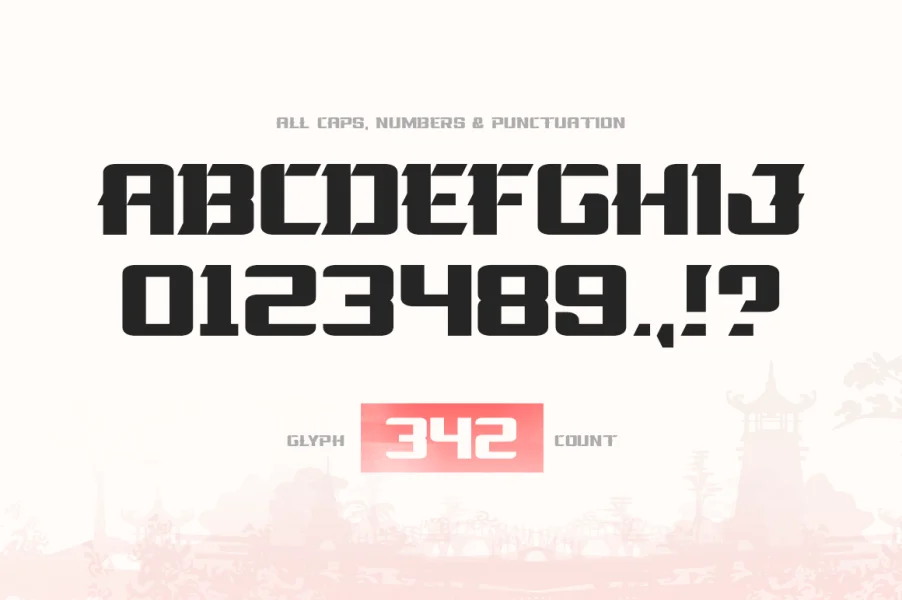 La Oriental Font preview 4